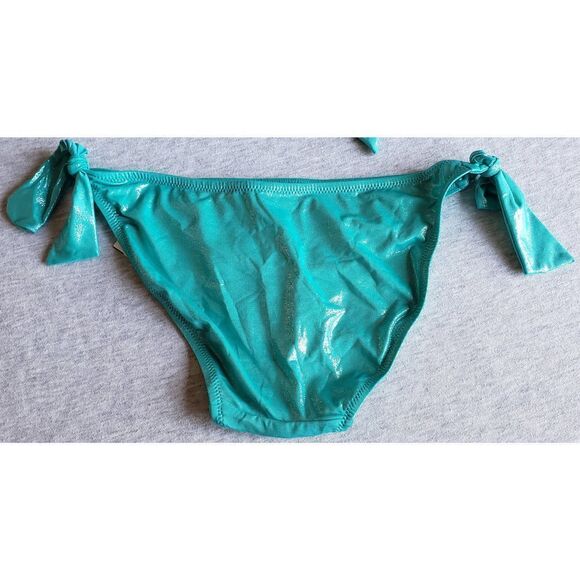 SAPPH TEAL SHIMMERY BIKINI SET NWT SIZE EURO M - Picture 3 of 10